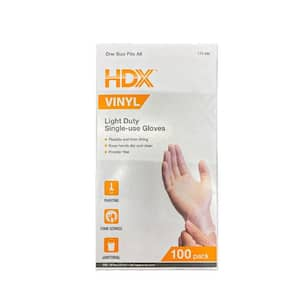 Clear Vinyl Disp Glove (100-Pack)