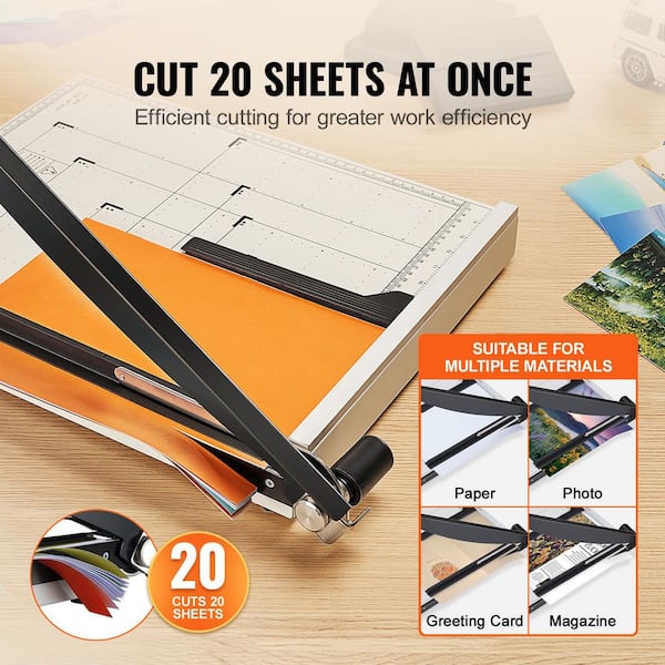 Heavy Duty Paper Cutter ZEQUAN A3 Paper Cutter Slider Portable Trimmer ...
