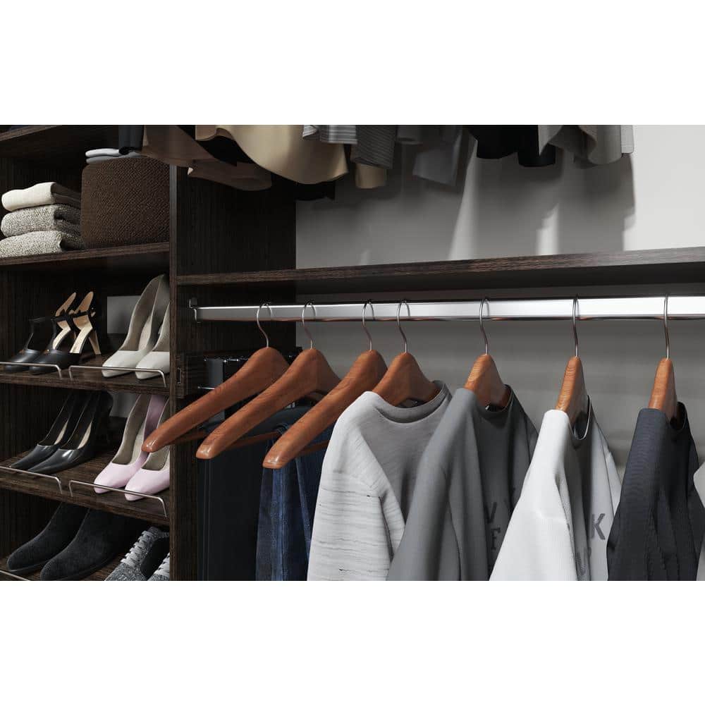 Truffle Dual Tower Closet Organizer with Drawers and Shelves