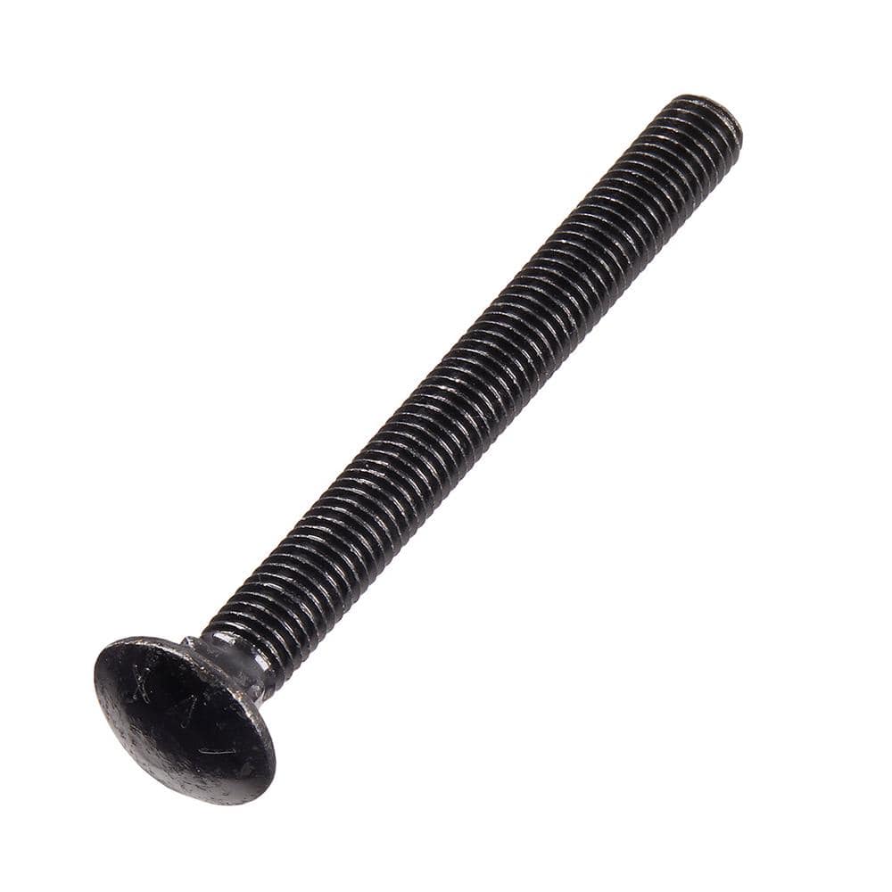 DECKMATE 1/2 in. 13 x 5 in. Black Deck Exterior Carriage Bolt (15Pack