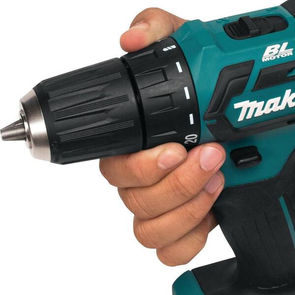 Makita FD07Z 12V max CXT Lithium-Ion 3/8 in. Brushless Cordless Driver Drill (Tool-Only) - 3