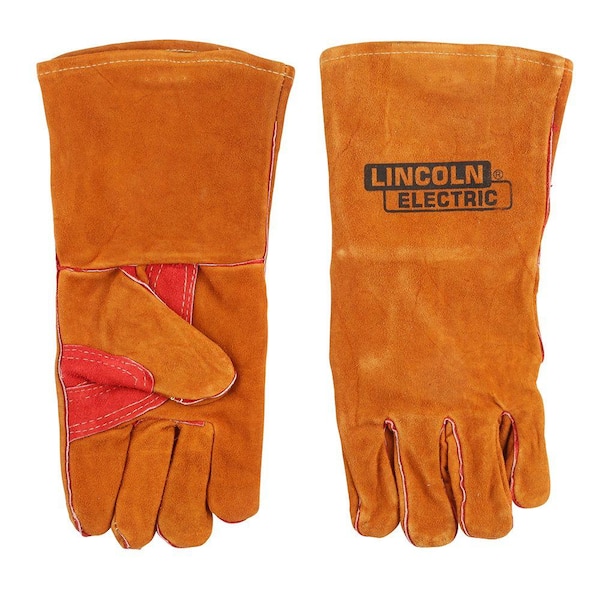 1Pair Professional Welder Welding Soldering Gloves Protective Heat Shield Brown
