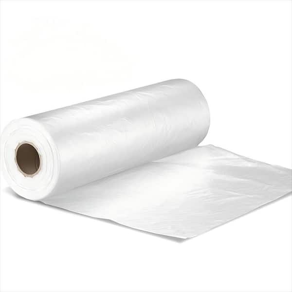 12 in. x 16 in. Plastic Deli Bag, Bread and Grocery Clear Bag (4-Pack)