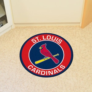 St. Louis Cardinals Red 2 ft. x 2 ft. Round Area Rug