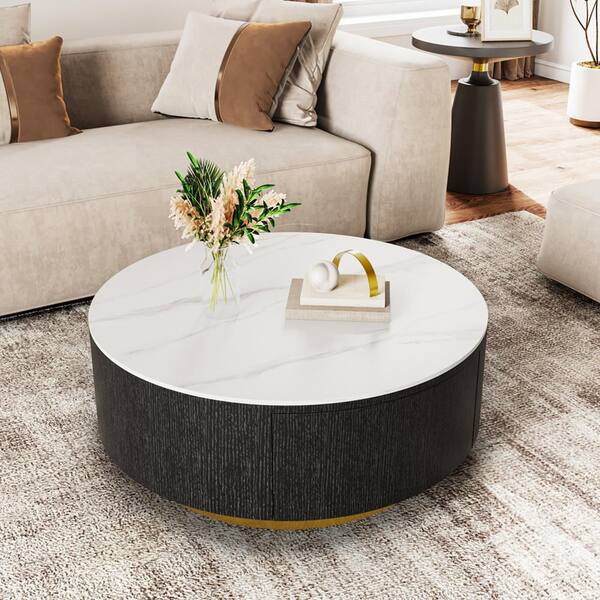 storage drum side table