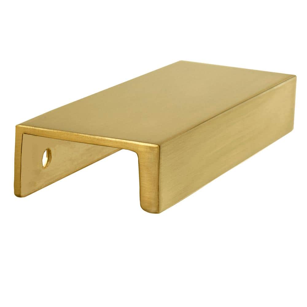 Martin 3" Satin Brass Finger Pull with Mounting Hardware
