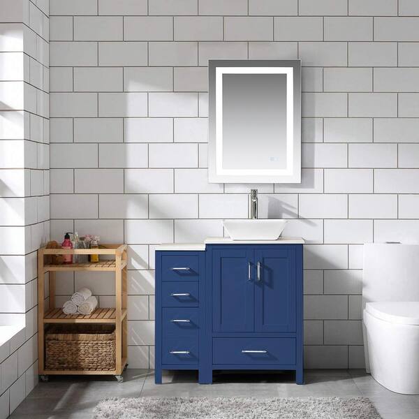 FORCLOVER 36 in. W x 22 in. D x 38.7 in. H Vessel Single