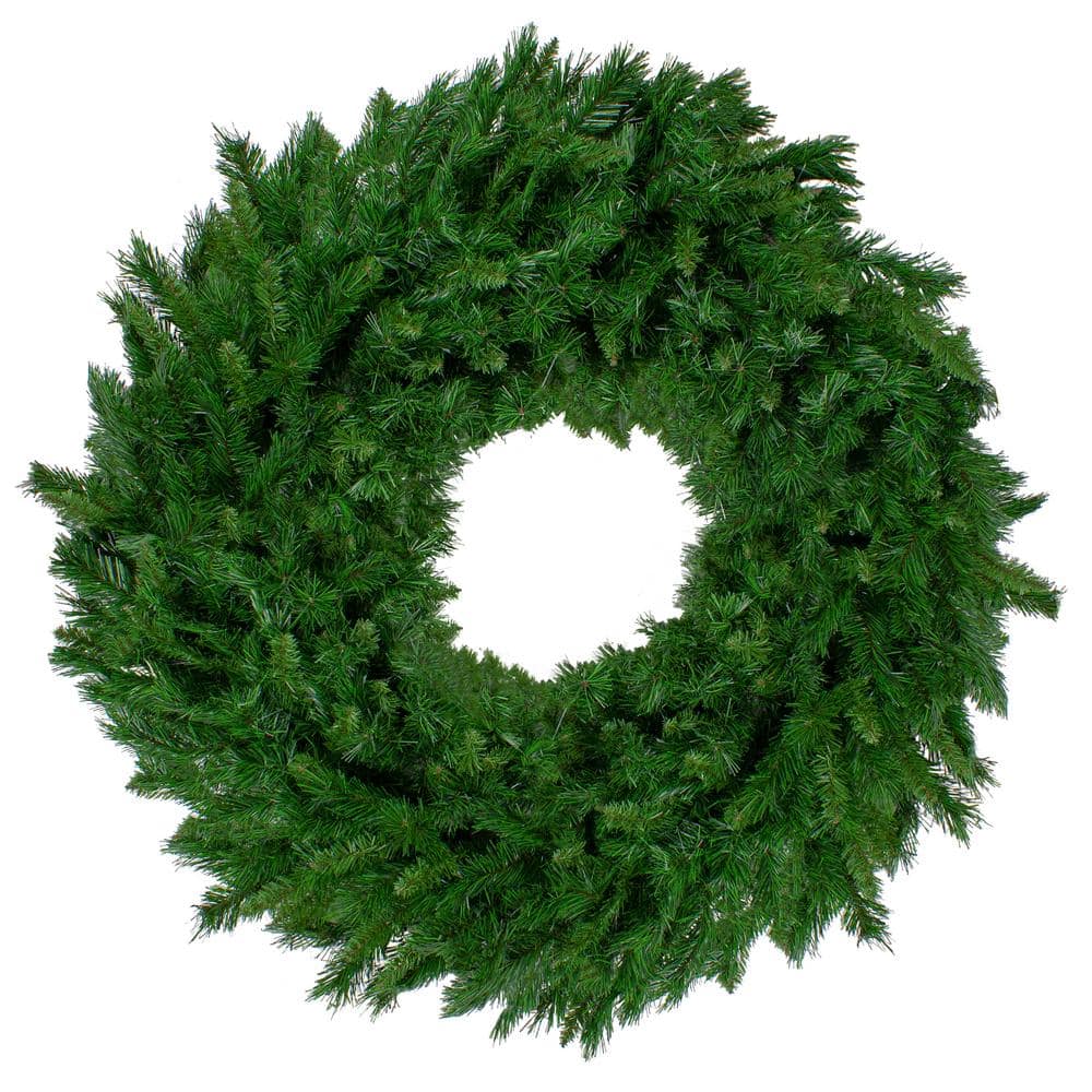 48" Lush Green Pine Artificial Christmas Wreath for Outdoors