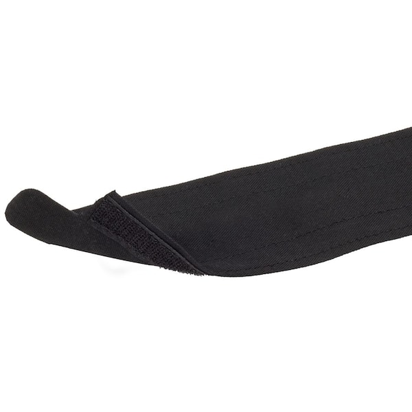 15 ft. Fabric Floor Cord Protector in Black