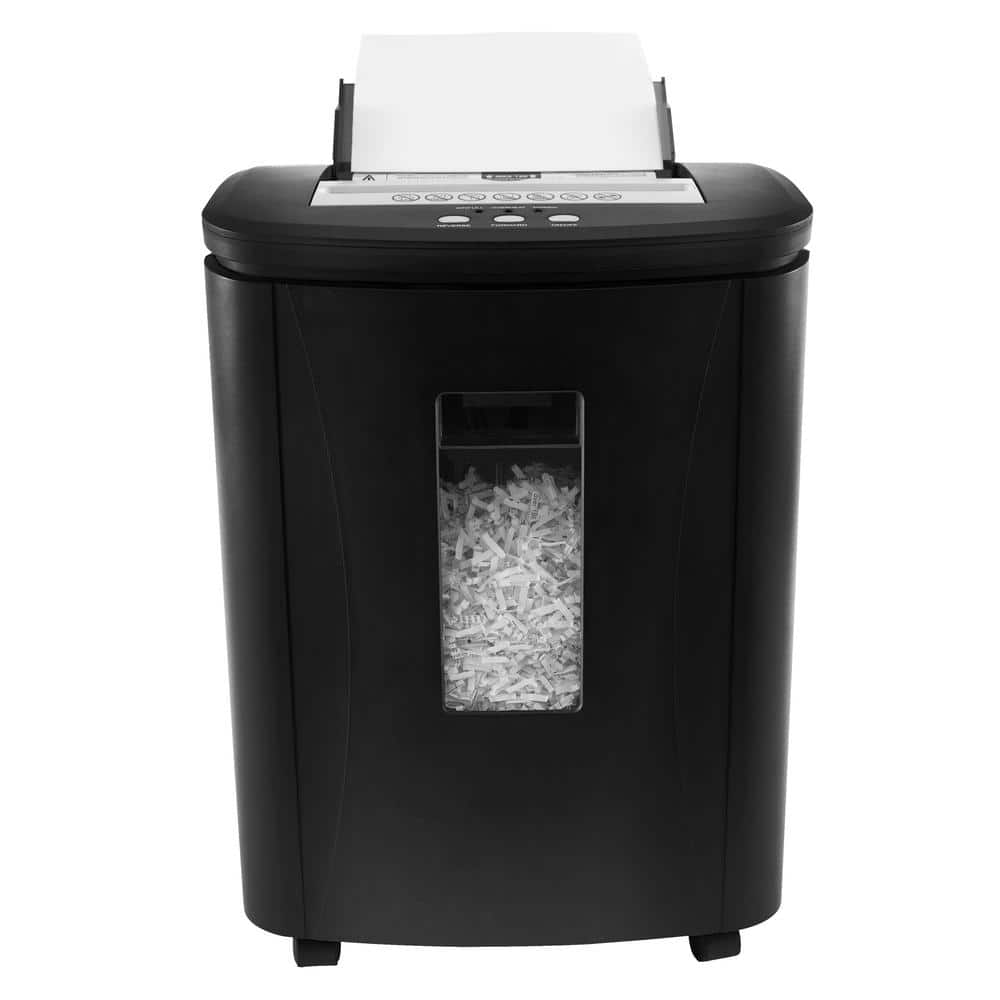 Royal Sovereign 120 Sheet Auto Feed Cross Cut Paper Shredder In Black Raf 25p The Home Depot