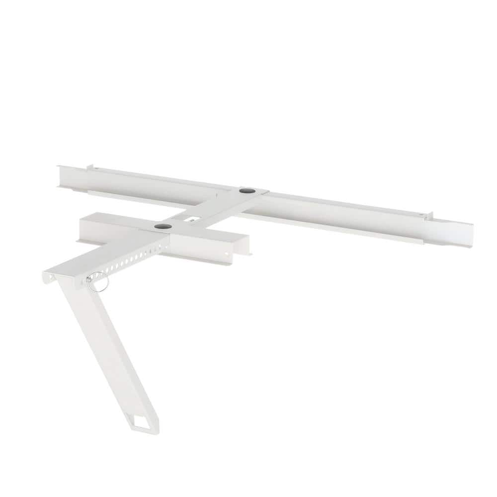 Black Adjustable Wall Mount A/C Support Bracket