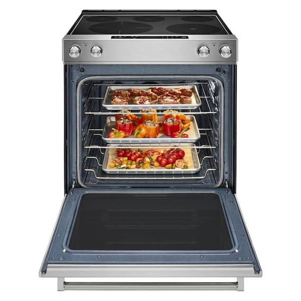 KitchenAid® 30 6.4 cu.ft. Stainless Steel Slide-In Electric