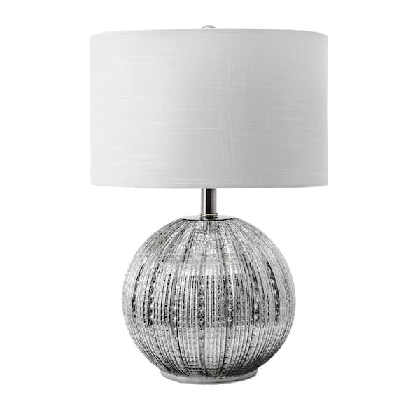 Nuloom Augusta 21 In Silver, Dimmable Touch Bedside Lamp Argos