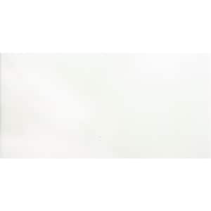 Marble Thassos White Polished 12.01 in. x 24.02 in. Marble Floor and Wall Tile (2 sq. ft.)