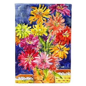 28 in. x 40 in. Polyester Flower - Gerber Daisies Flag Canvas House Size 2-Sided Heavyweight