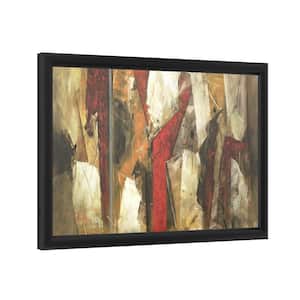 "Abstract IX" by Masters Fine Art Framed with LED Light Abstract Wall Art 16 in. x 24 in.