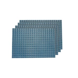 Checkers Blue Placemat (Set of 4)
