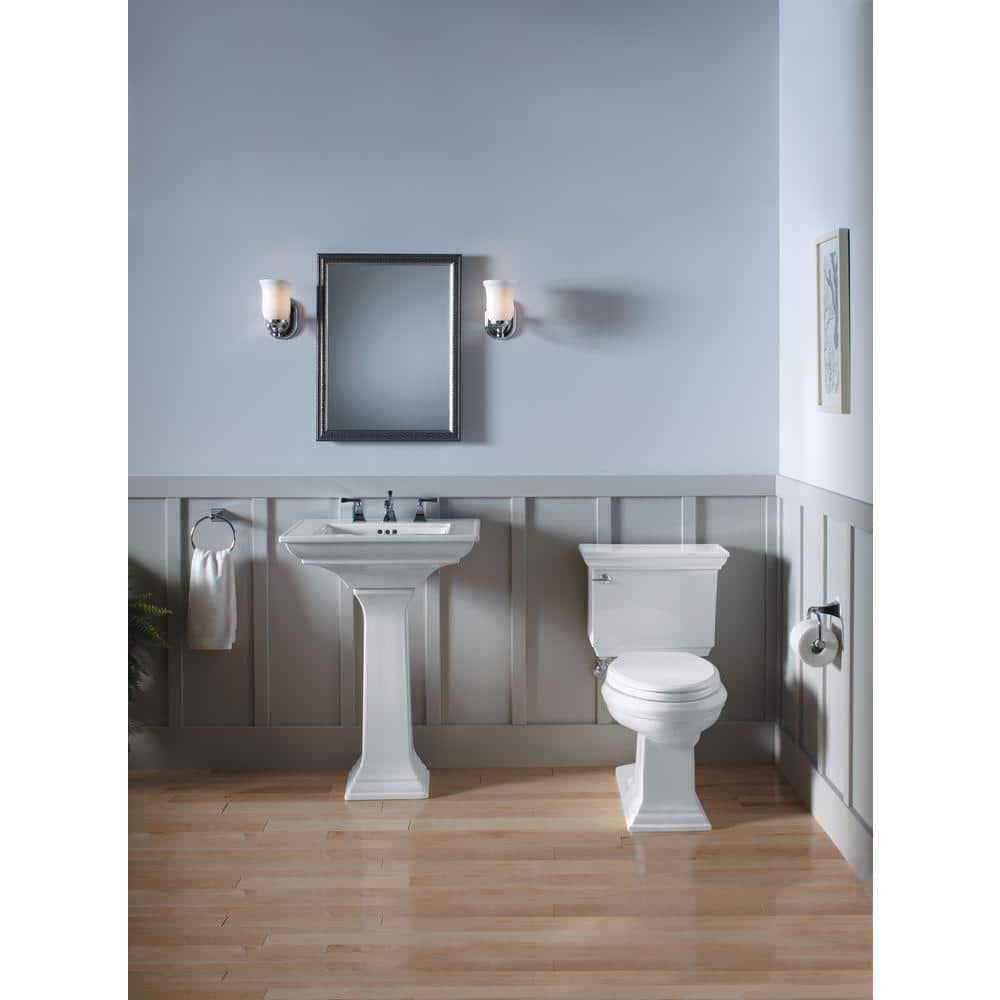 White High Efficiency Elongated Free Standing Toilet