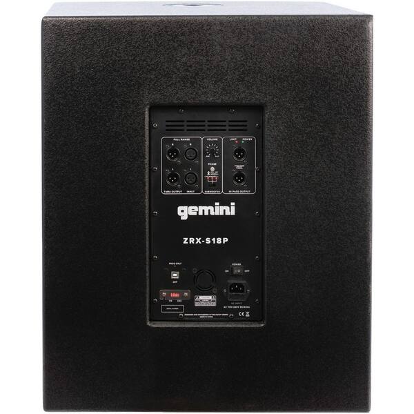 gemini 18 inch subwoofer