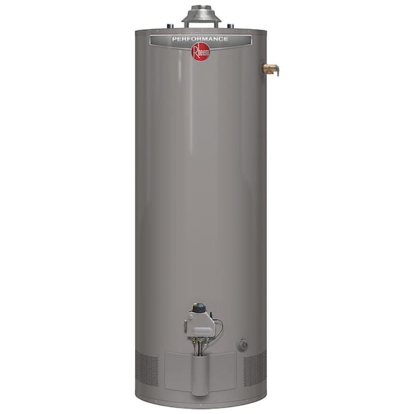 Rheem Performance 50 Gal. Tall 38,000 BTU Natural Gas Water Heater with  6-Year Warranty XG50T06EC38U1 - The Home Depot