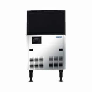 120 lbs. Freestanding Commercial Ice Maker in Stainless Steel