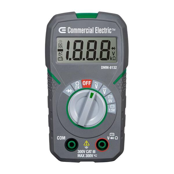 Commercial Electric HDM-4400 Digital Multimeter – 23 Range 7 Function Tester
