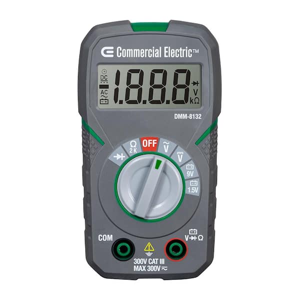 Commercial Electric Pocket Size True RMS Digital Multi-Meter