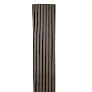 12.6 in. x 106 in. x 0.8 in. Acoustic Vinyl Wall Cladding Siding Board (Set of 2-Piece)
