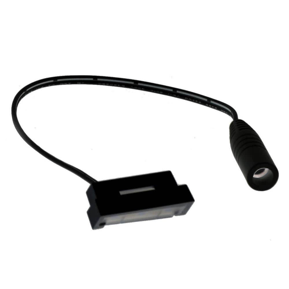 Aluminum Post Side Light in Matte Black (2-Pack)