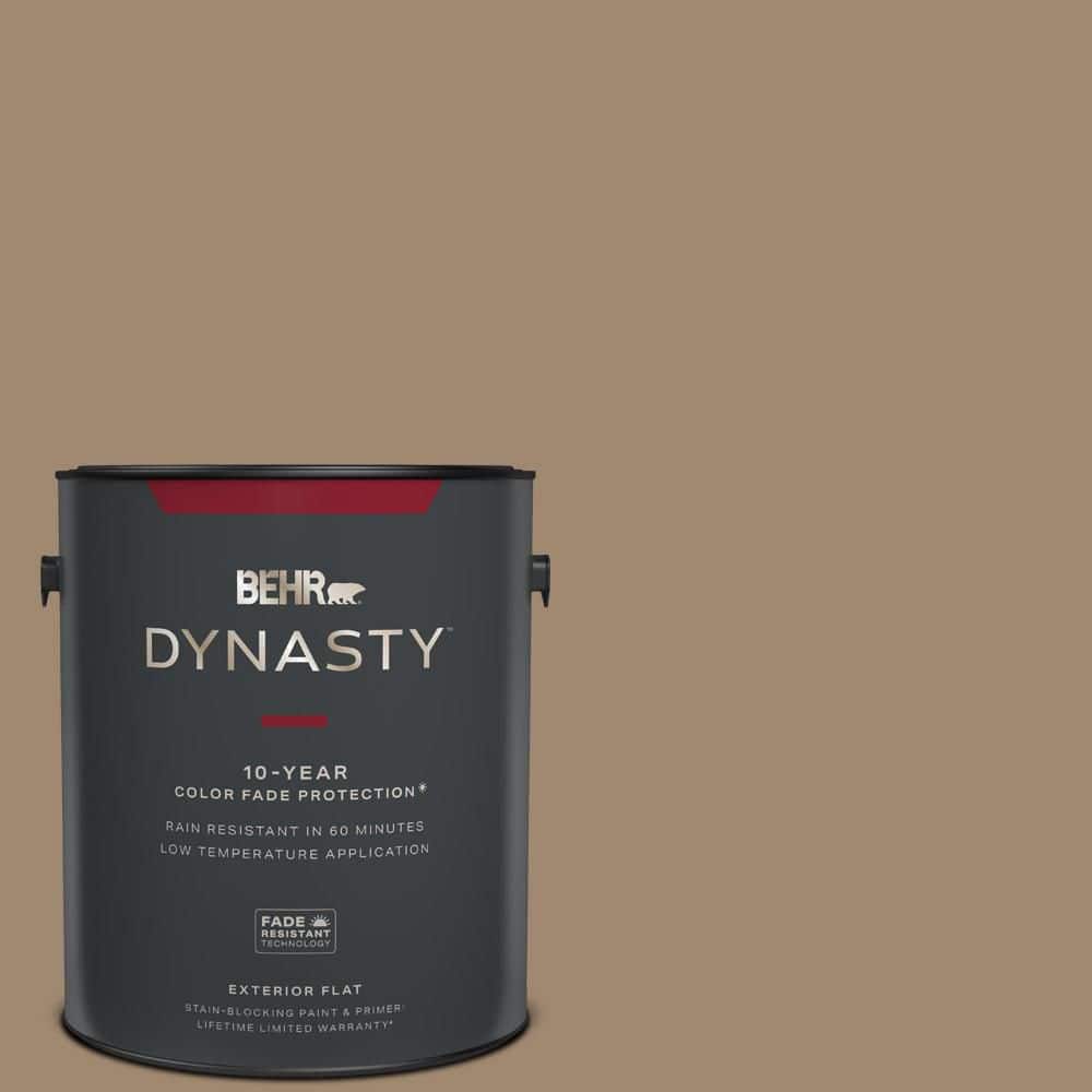 BEHR DYNASTY 1 gal. 700D5 Toffee Crunch Flat Exterior StainBlocking