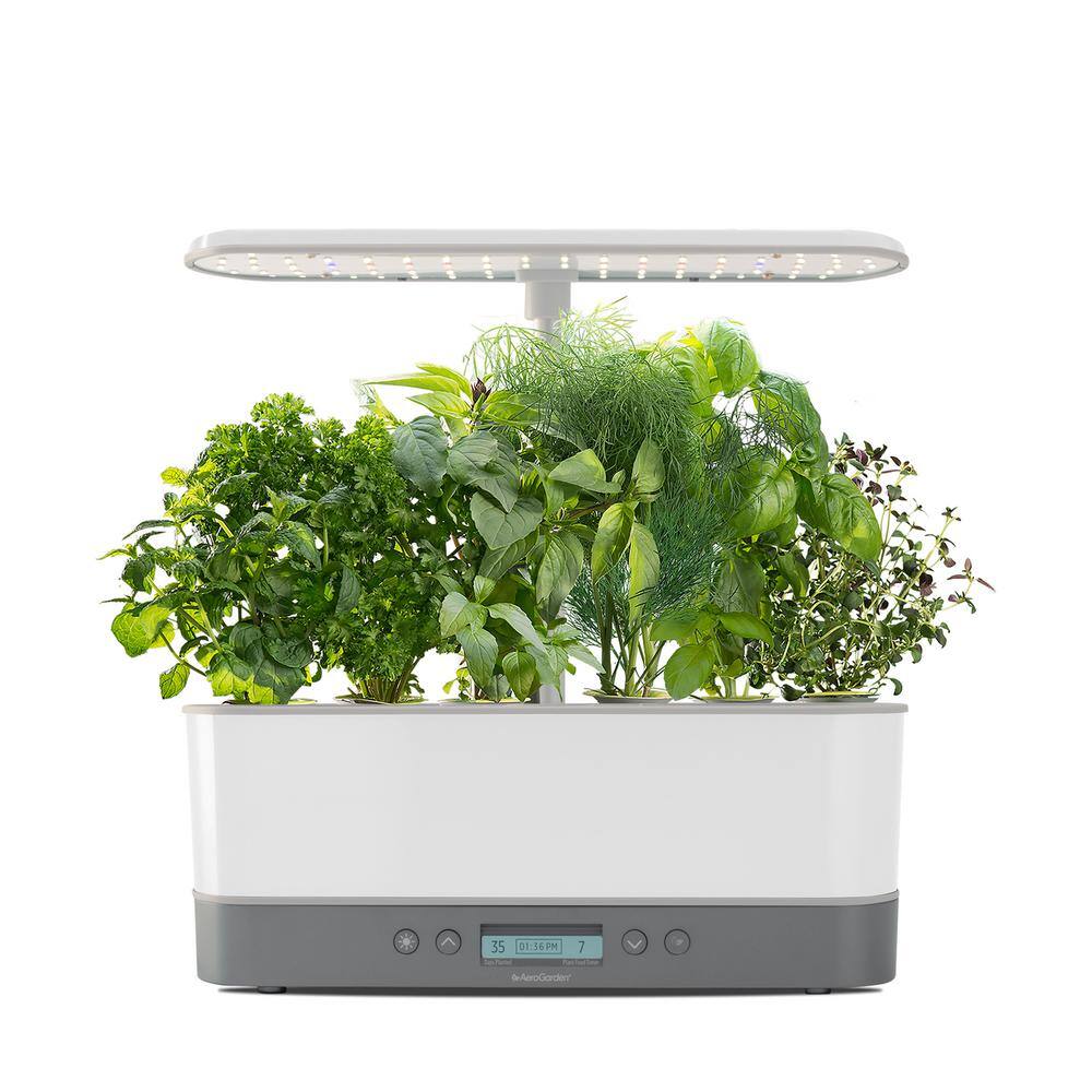 AeroGarden White Harvest Elite Slim 901151-1200 - The Home Depot