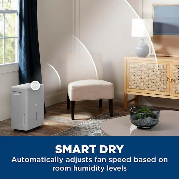 GE 50 Pint Energy Star Dehumidifier (ADEL50LW) - Open Box, Basement & Quiet Model, Save 50%