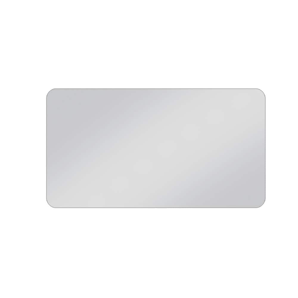 40 in. W x 30 in. H Rectangular Frameless Wall Bathroom Vanity Mirror in Cl