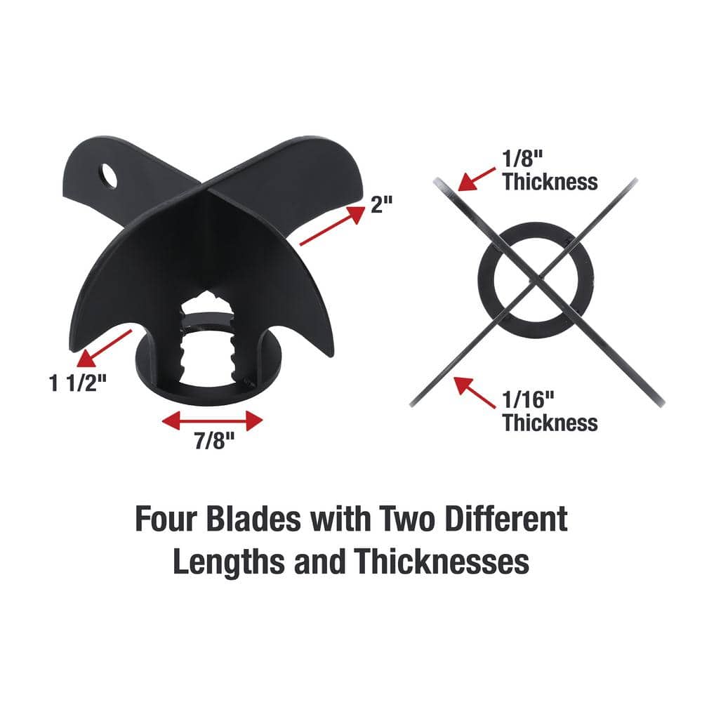 Compact Black Stainless Steel Crack and Crevice Weeding Tool