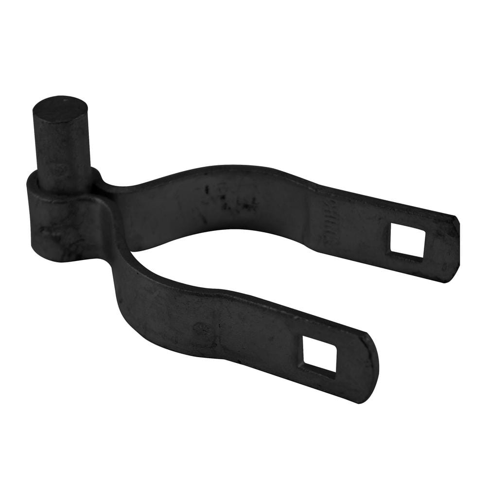 2-3/8 in. Galvanized Steel Chain Link Fence Black Post Hinge