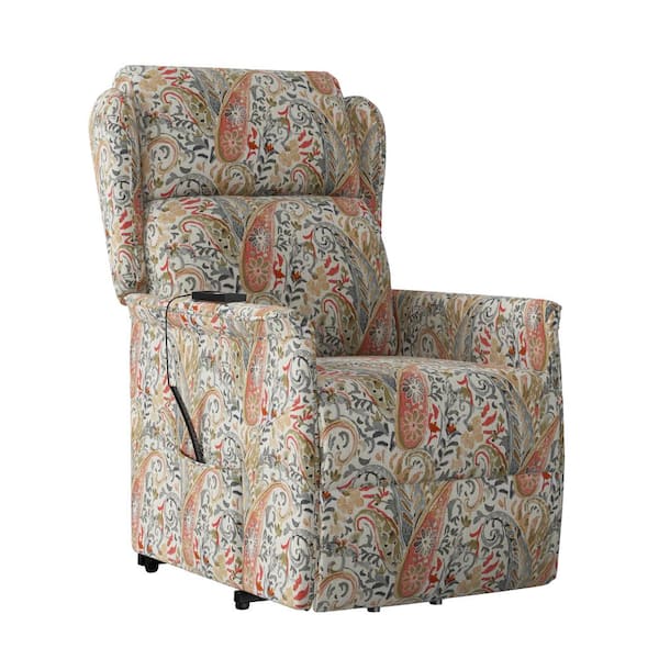 paisley wingback recliner