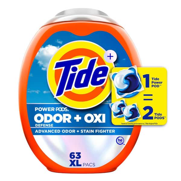 Pods Odor Defense Plus Oxi Original Scent Laundry Detergent Tablets (63-Count)