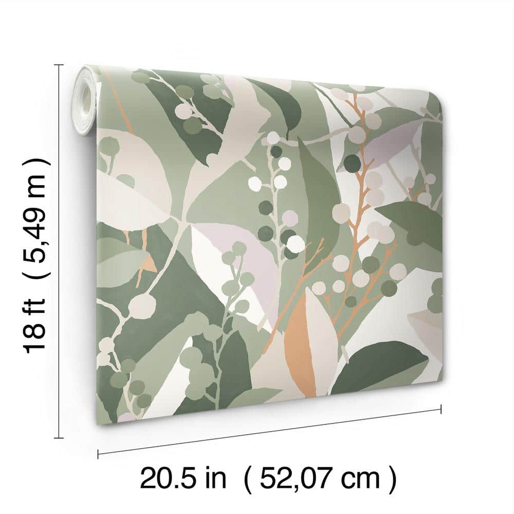 Elegant Aviary Black & Gold Peel and Stick Wallpaper Roll