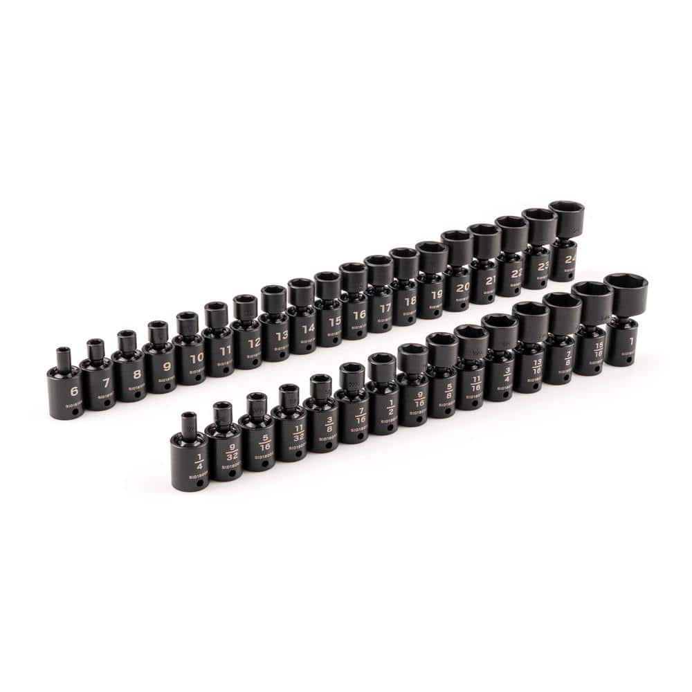 3/8 in. Drive 6-Point Universal Joint Impact Socket Set, 34-Piece (1/4-1 in., 6-24 mm) price history on PriceWatchPro