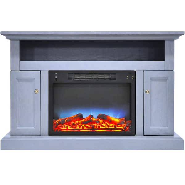 Cambridge Sorrento 47 in. Electric Fireplace in Slate Blue