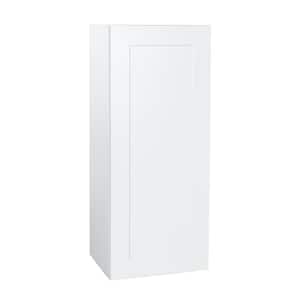 Quick Assemble Modern Style, Shaker White 15 x 30 in. Wall Kitchen Cabinet (15 in. W x 12 D x 30 in. H)