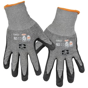 Work Gloves, Cut Level 2, Touchscreen, Large, 2-Pair