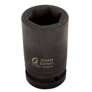 1 in. Drive Deep Metric Impact Socket