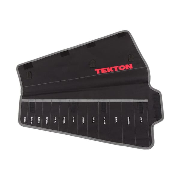 TEKTON 1/4 in.-7/8 in. 13-Tool Combination Wrench Pouch
