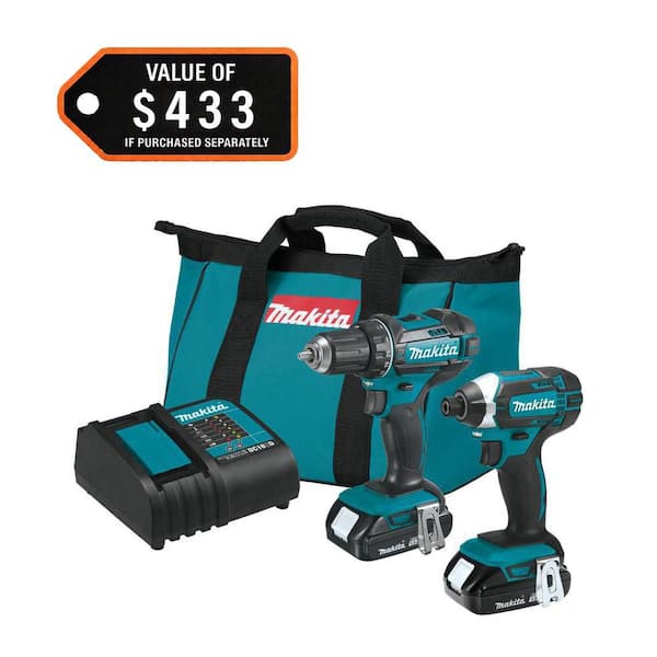 18V LXT Lithium-Ion Cordless Compact 2-Piece Combo Kit 1.5 Ah (Driver-Drill/Impact Driver)