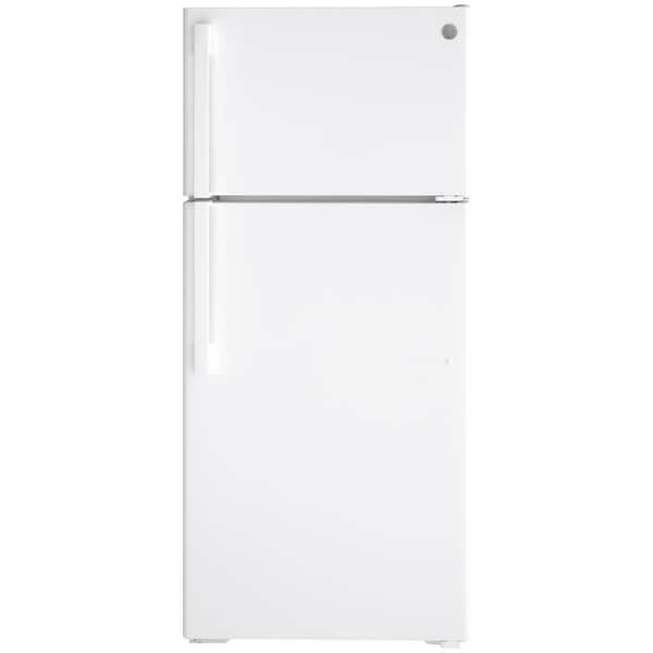 GE 16.6 cu. ft. Top Freezer Refrigerator in White, ENERGY STAR