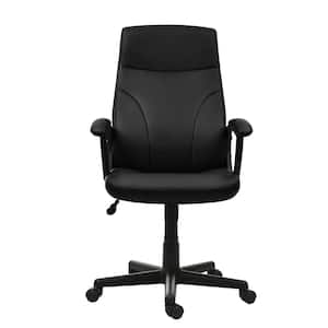 TECHNI MOBILI Black Medium Back Executive Office Chair RTA-4907-BK ...