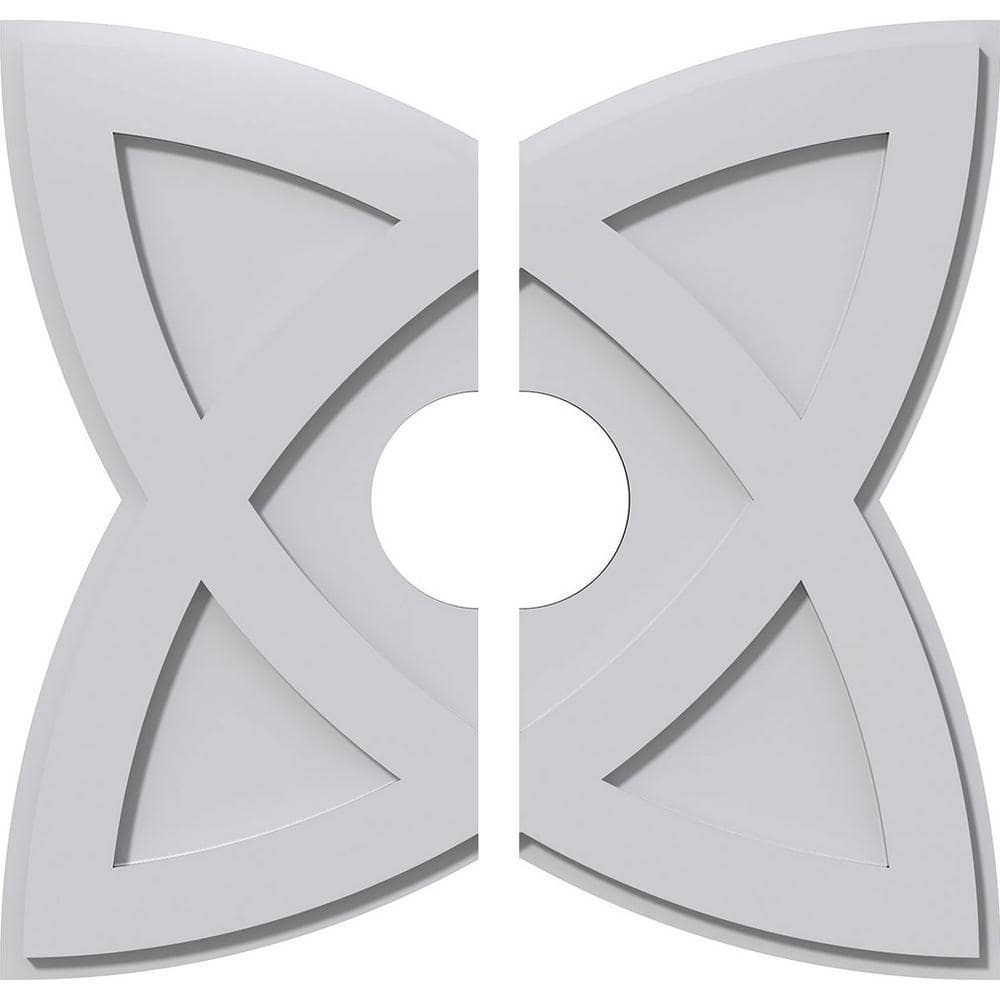 1 in. P X 8-1/4 in. C X 22 in. OD X 5 in. ID Cosmo Architectural Grade PVC Contemporary Ceiling Medallion, Two Piece price history on PriceWatchPro