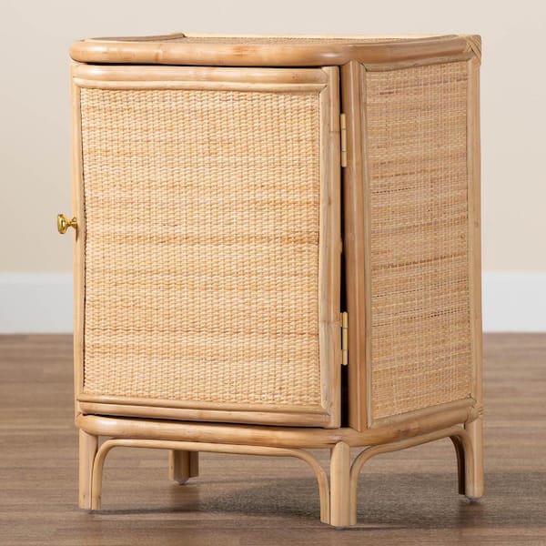 Kiara Natural Rattan Nightstand