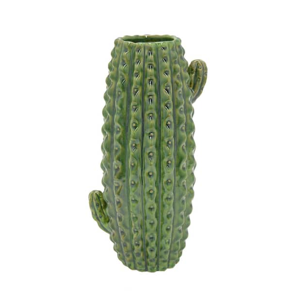 THREE HANDS Ceramic Cactus Decorative Vase